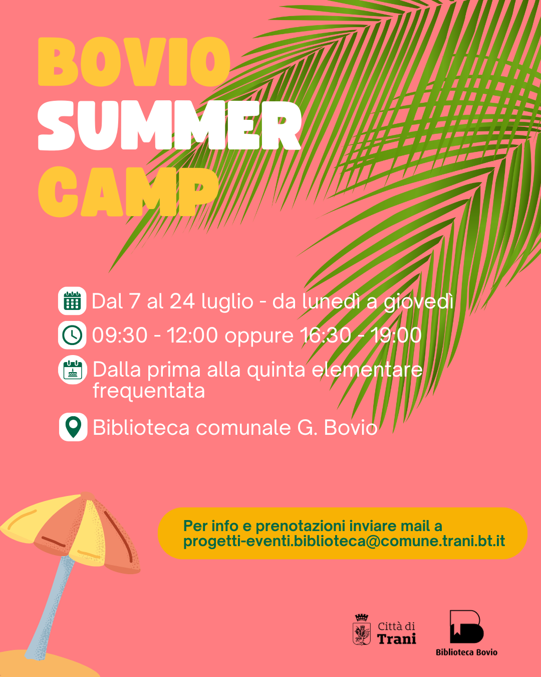 Attivit&agrave; BOVIO SUMMER CAMP