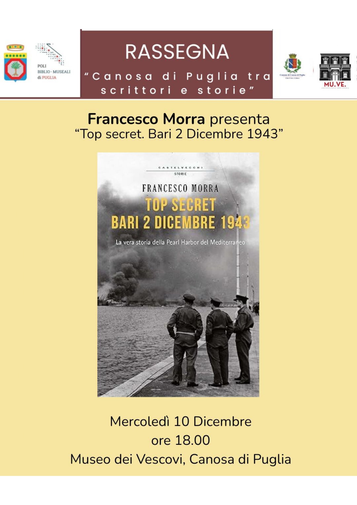 Rassegna libraria CANOSA DI PUGLIA TRA SCRITTORI E STORIE